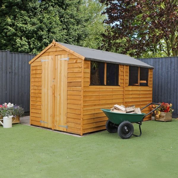 Mercia 6' 3" x 9' 10" Apex Shed - Budget Dip Treated Overlap