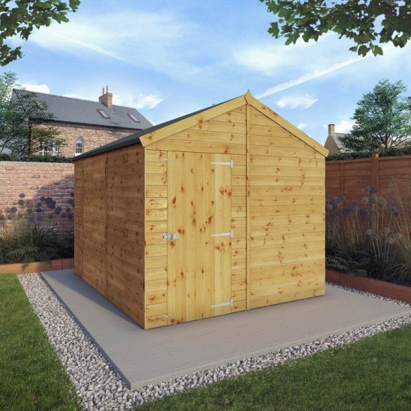 Mercia 7' 8" x 9' 6" Apex Shed - Premium Pressure Treated Shiplap