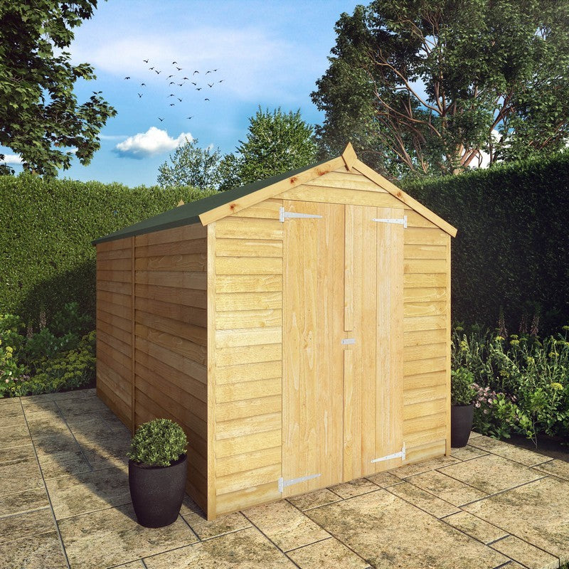 Mercia 9' 11" x 6' 2" Apex Shed - Budget 8mm Cladding Overlap