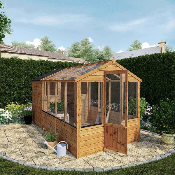 Mercia Combi 6' x 11' 10" Apex Shed - Premium Dip Treated Shiplap