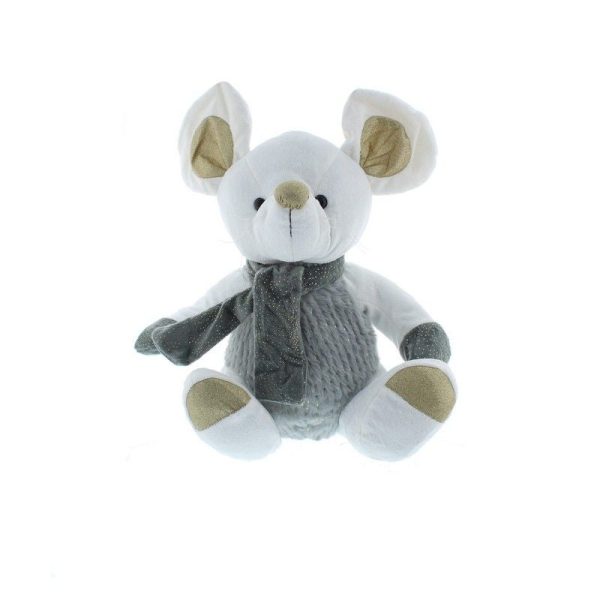 Mouse Christmas Decoration Grey - 32cm