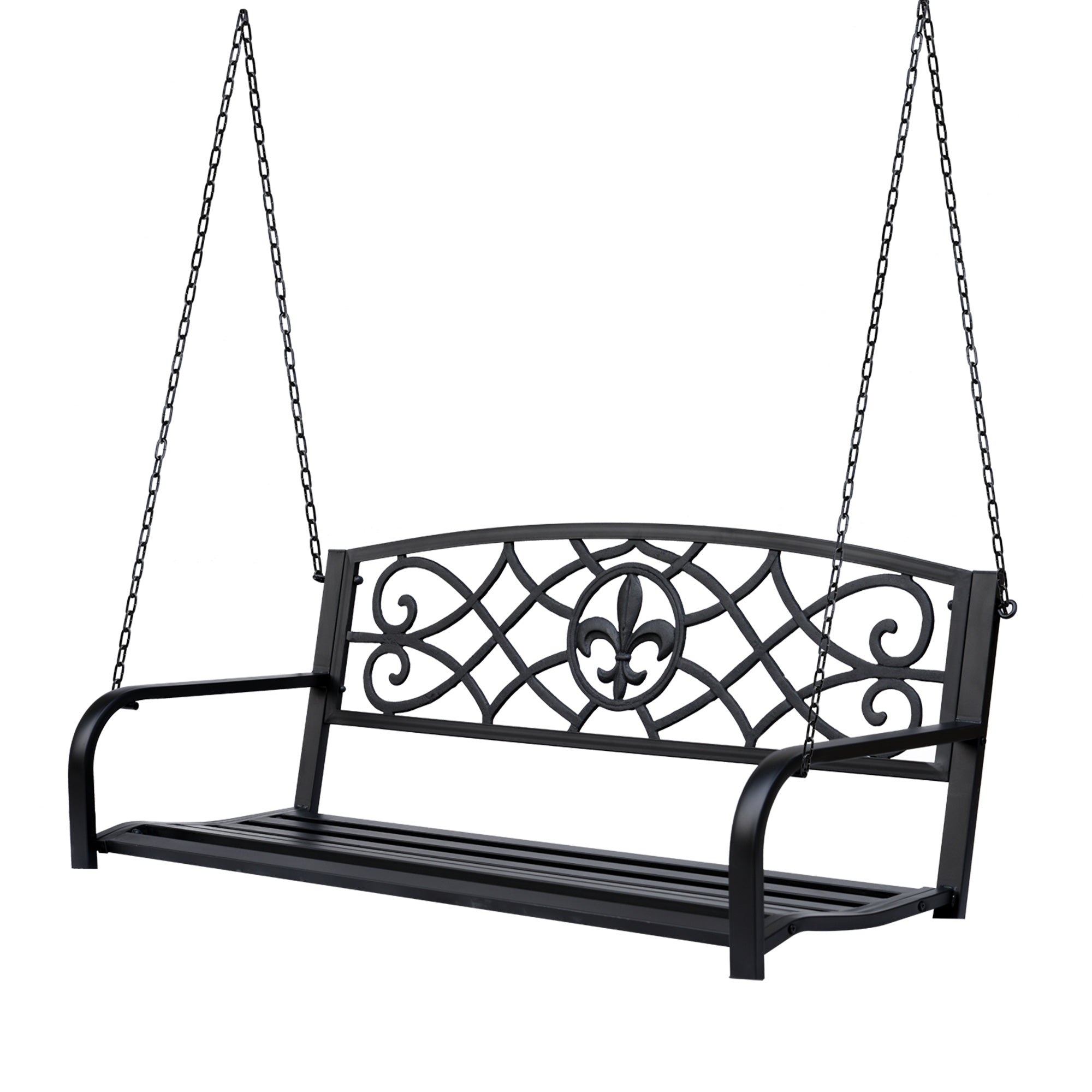 Outdoor Porch Swing Seat Bench with Chains for the Yard