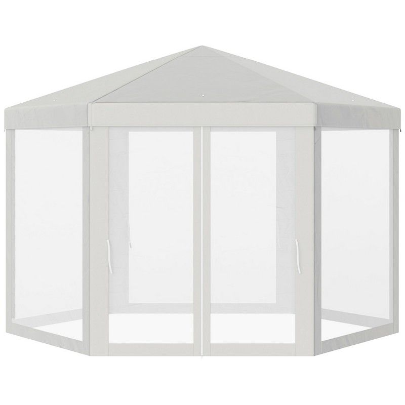 Outsunny 4M Hexagon Gazebo