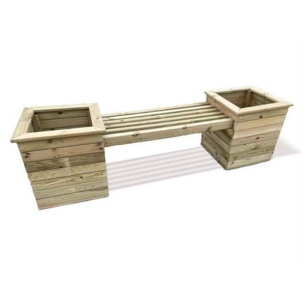 Planter Garden Bench Extension by Croft - 2 Seats