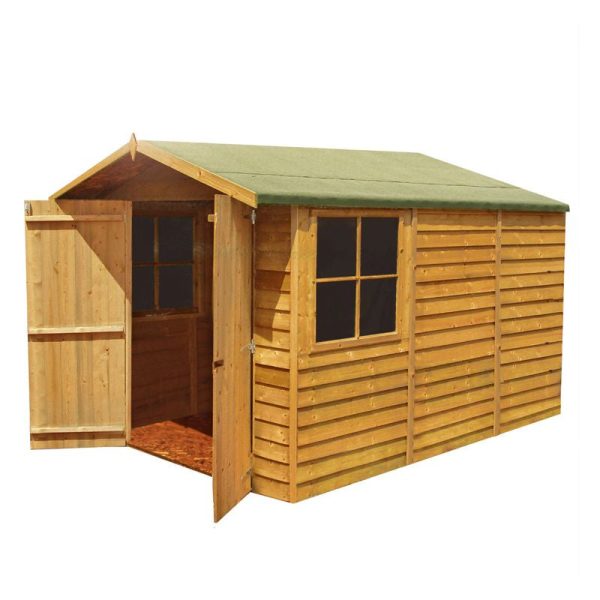 Shire Ashworth 7' x 10' 11" Apex Shed - Premium Dip Treated Overlap