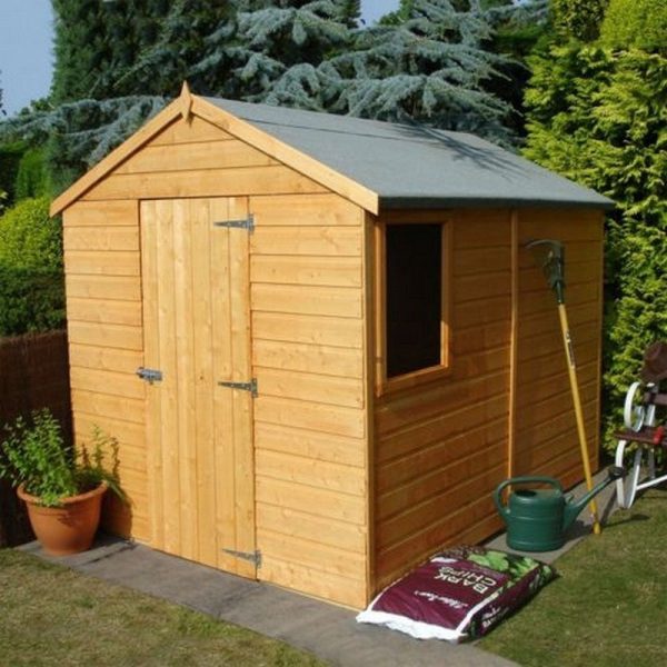 Shire Cambridge 6' x 8' 1" Apex Shed - Premium Pressure Treated Overlap