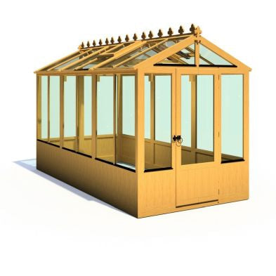 Shire Holkham 11' 8" x 6' 2" Apex Greenhouse - Premium Coated