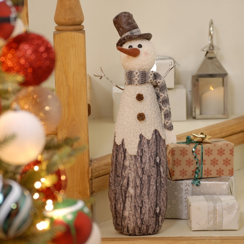 Snowman Christmas Decoration White - 58cm