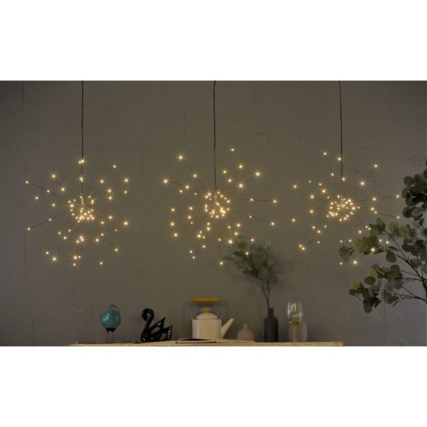 Solar Garden String Lights 180 Warm White LED by Bright Garden