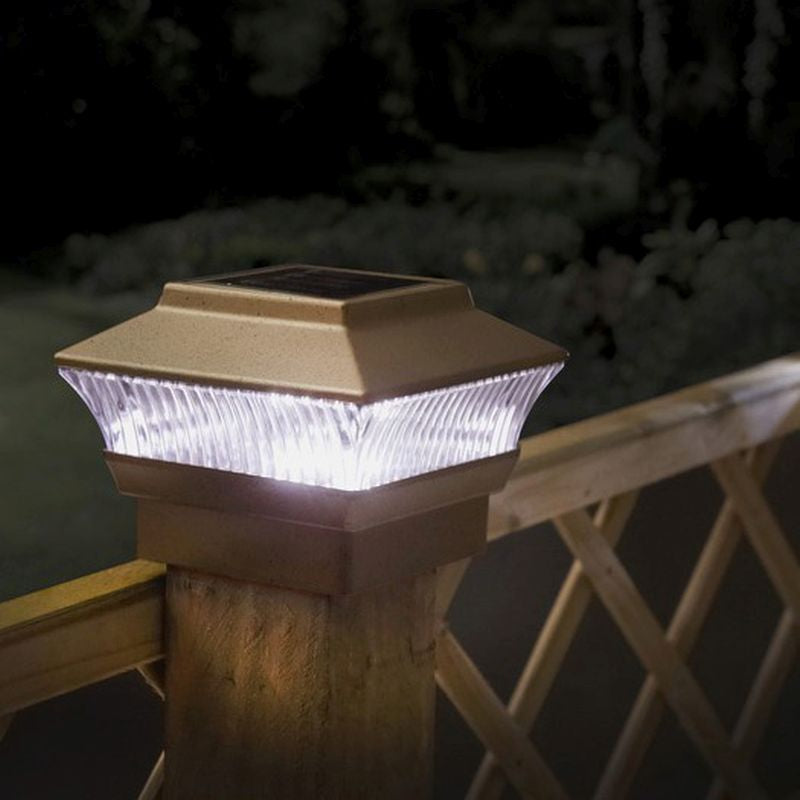 Solar Post Garden Lights 2 Pack