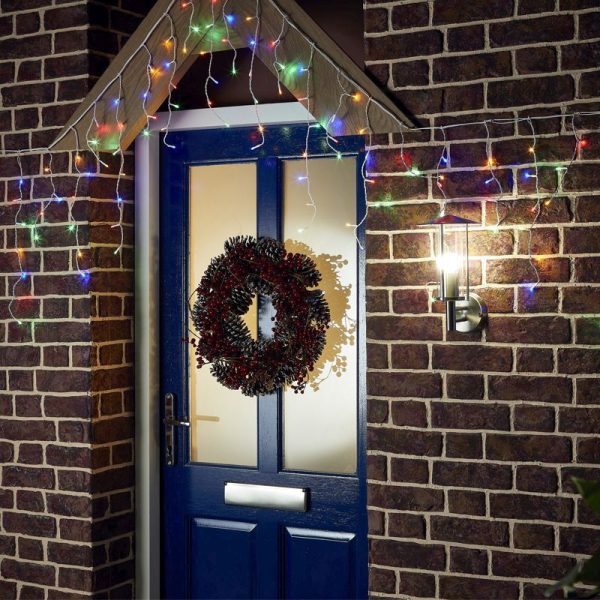 String Icicle Christmas Lights Multicolour Outdoor 300 LED by Astralis