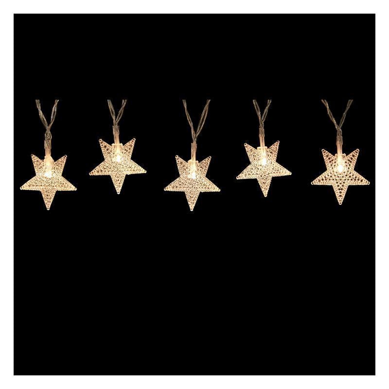 String Star Christmas Light Animated White Indoor 50 LED - 7.35m by Astralis