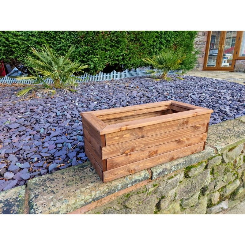 Swedish Redwood Garden Trough Planter by Croft