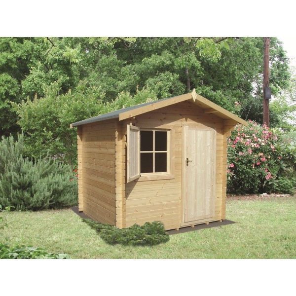 Shire Belham 11' 9" x 13' 8" Apex Log Cabin - Premium 28mm Cladding Tongue & Groove