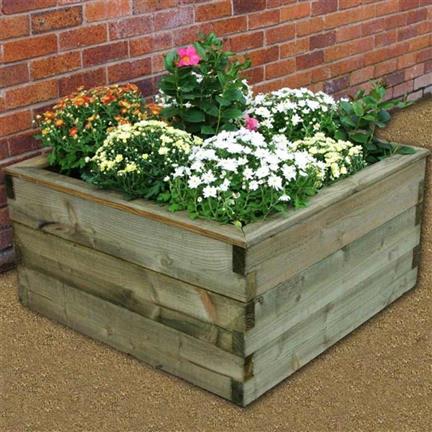 Square Sleeper Raised Bed 0.9x0.45m