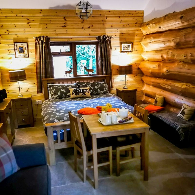 Two Night Log Cabin Stay for Two in Badgers Wood, Hoo Zoo and Dinosaur World