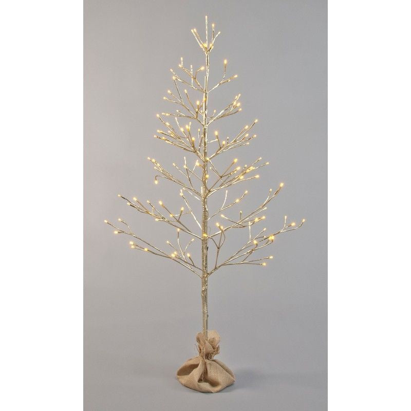 3 Foot Christmas Tree Light Feature Metal & Plastic with LED Lights Warm White