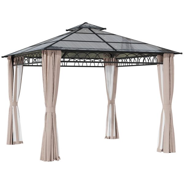 3 x 3 M Outdoor Polycarbonate Gazebo