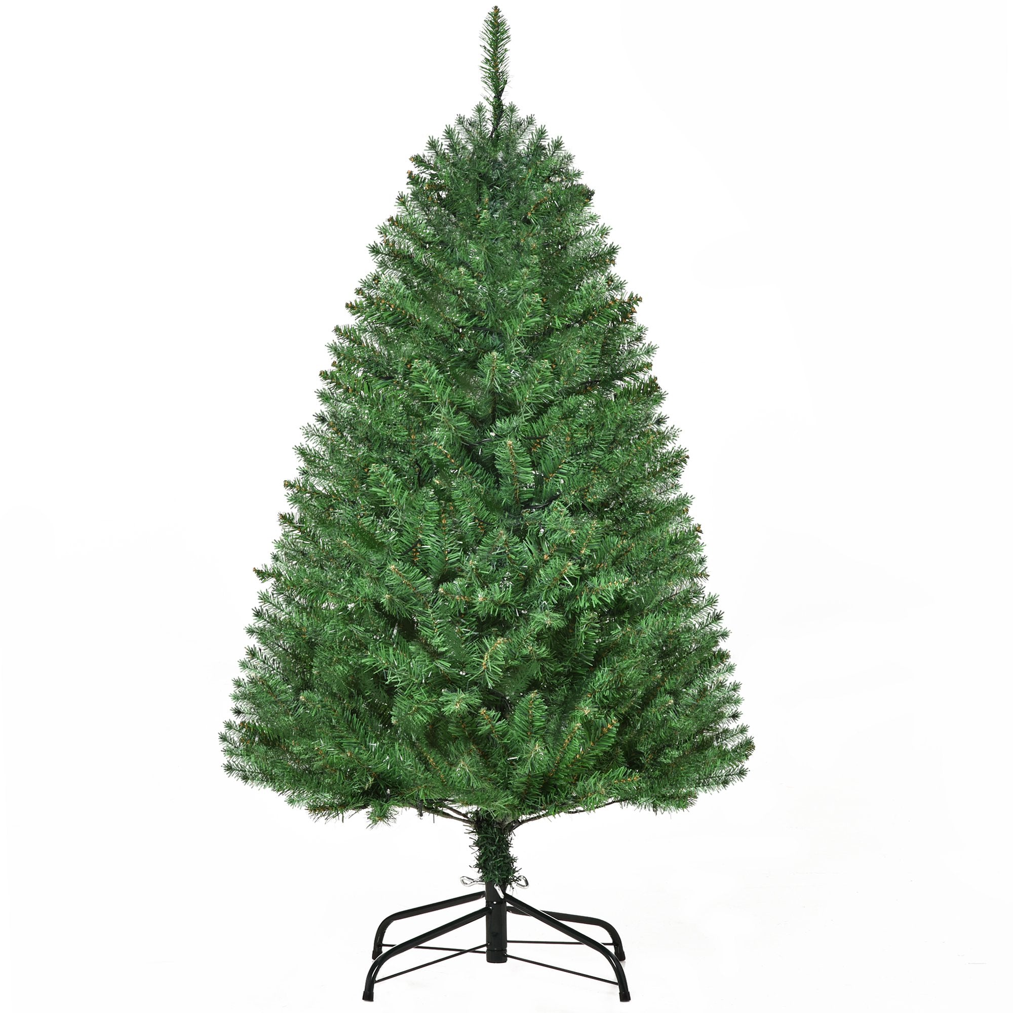 4 Foot Prelit Artificial Christmas Tree with Warm White LED Light Holiday Home Decoration