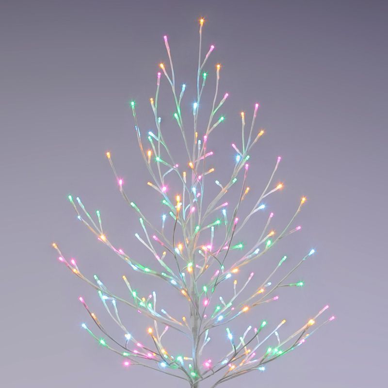 5 Foot Christmas Tree Light Feature Multicoloured Aurora