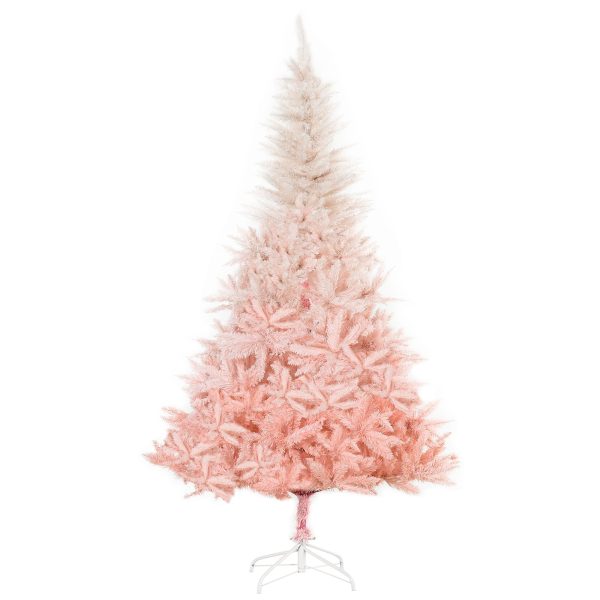 6 Foot Christmas Tree Artificial - Pink 800 Tips