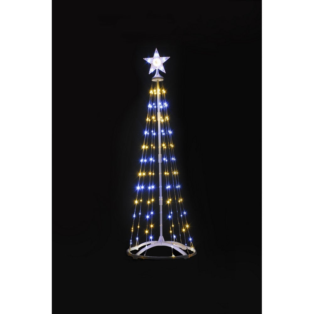 6ft Christmas Tree Light Feature with LED Lights Multicoloured