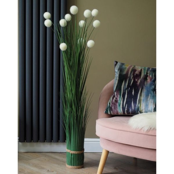 Artificial Flower Bouquet Pom Pom Grass 120cm