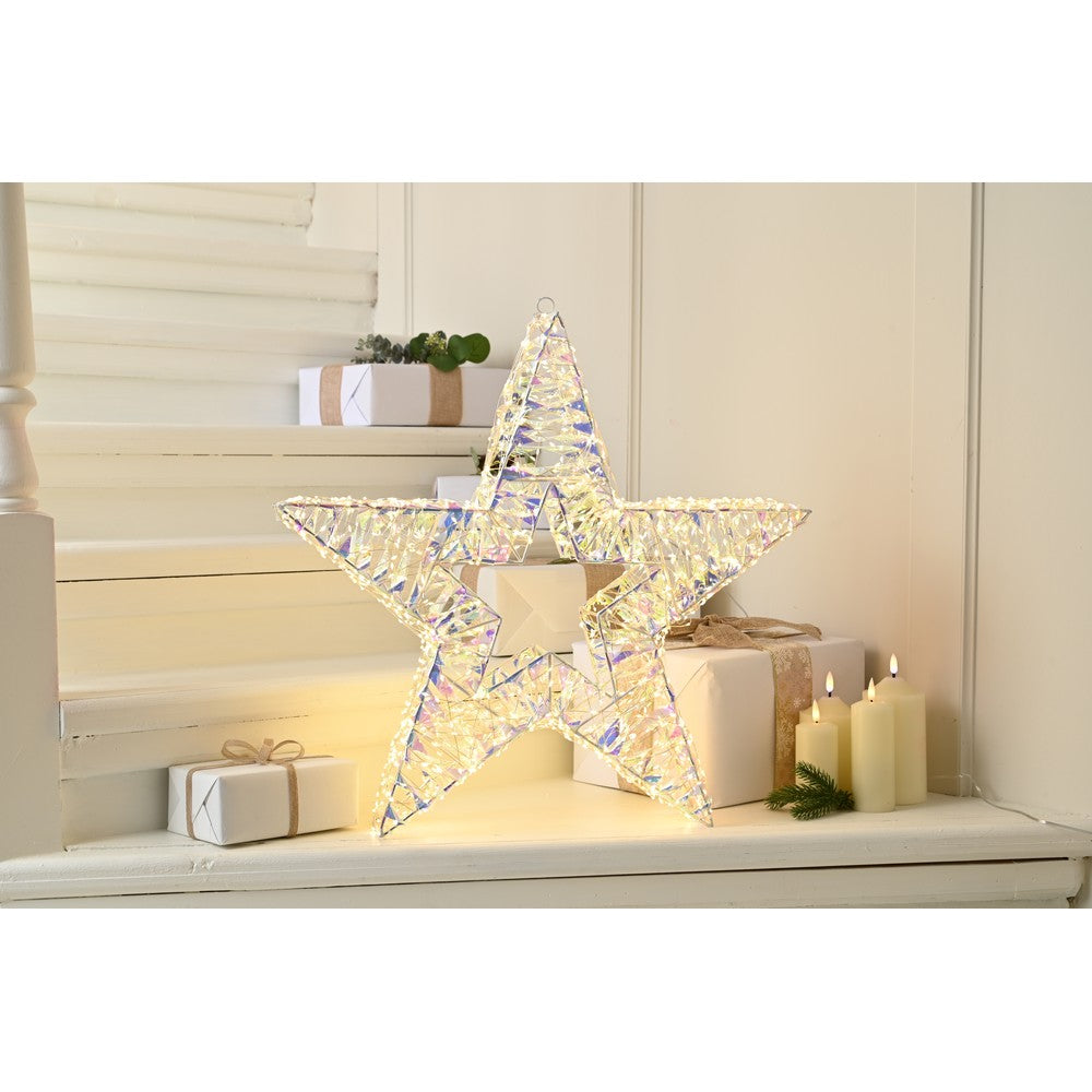 Christmas Feature Star Light Warm White Outdoor 1440 LED - 60cm