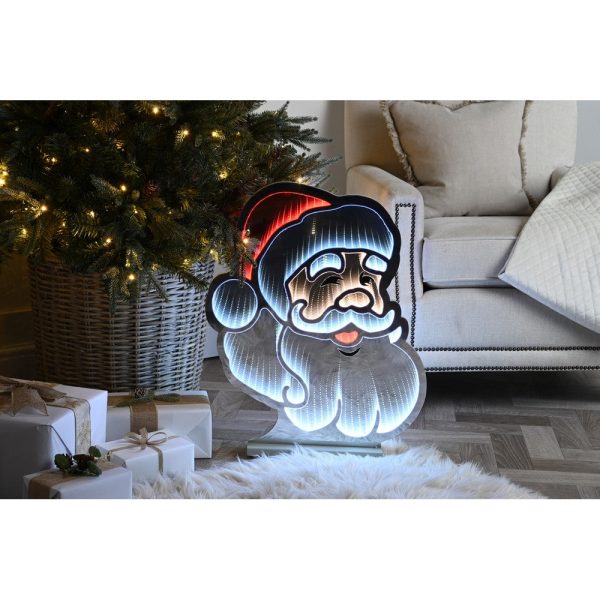 Christmas Infinity Santa Face - 60cm