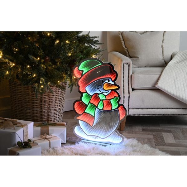 Christmas Infinity Snowman - 60cm