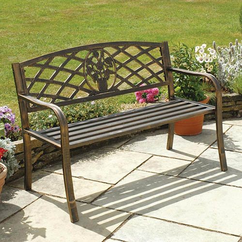 Coalbrookdale Garden Bench - Bronze