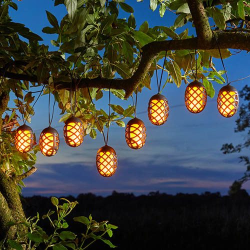 Cool Flame String Lights-Set of 10