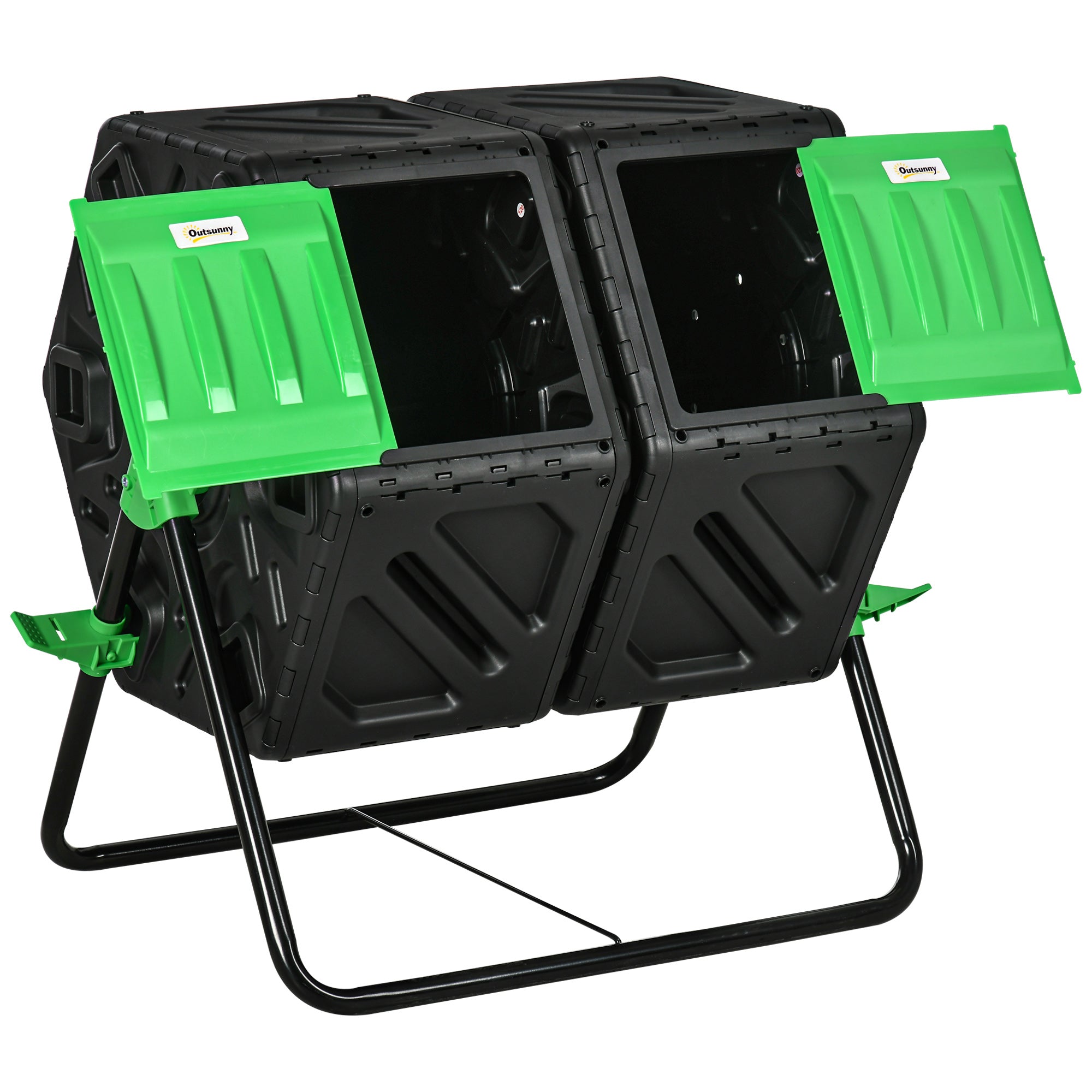 Dual Chamber Garden Compost Bin