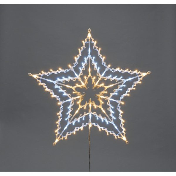 Feature Star Christmas Light Animated White & Warm White Outdoor 100 LED