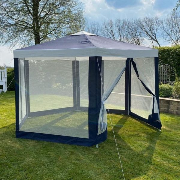 Garden Gazebo by Wensum with a 2 x 2M Blue Canopy