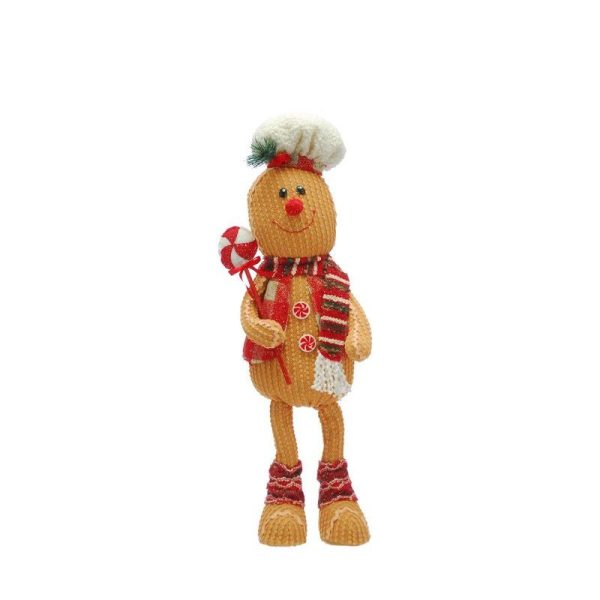 Gingerbread Man Christmas Decoration Brown - 68.58cm