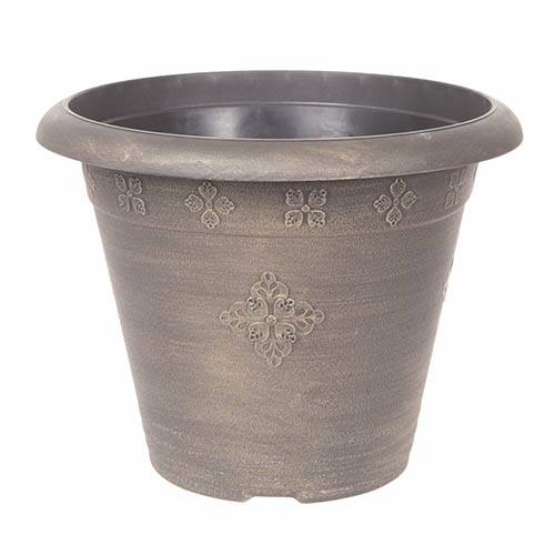 Gold Medley Round Planter