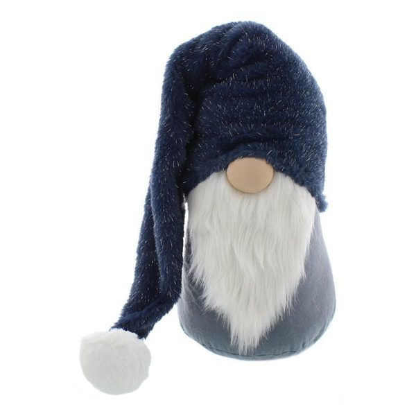 Gonk Christmas Decoration Grey & Blue - 40cm