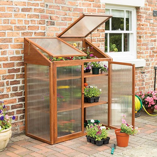 Hardwood Mini Greenhouse