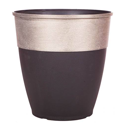 Hendrix Tall Round Planter 46cm (18in) Champagne Top