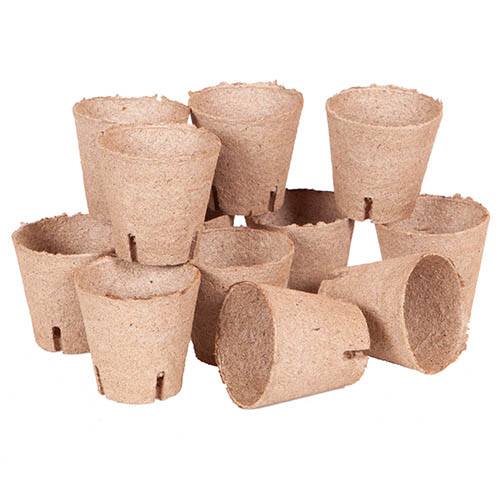 Jiffy Bio Pot Refills - 12 x 8cm pots