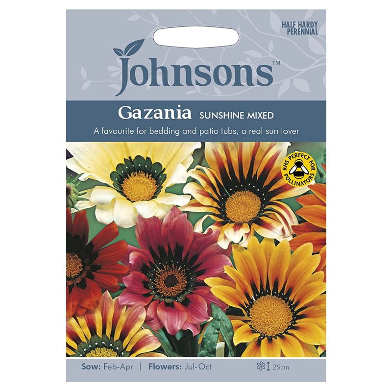 Johnsons Gazania Sunshine Mixed Seeds