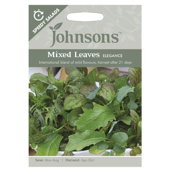 Johnsons Speedy Salads Mixed Leaves Elegance Seeds