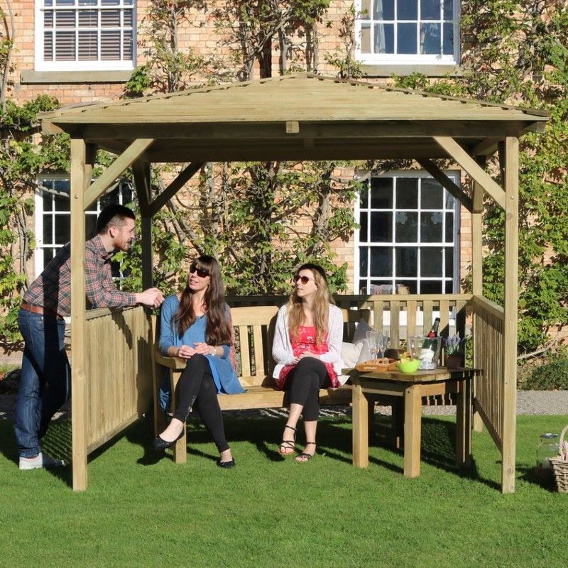 Knutsford Gazebo + FREE Garden Table by Zest