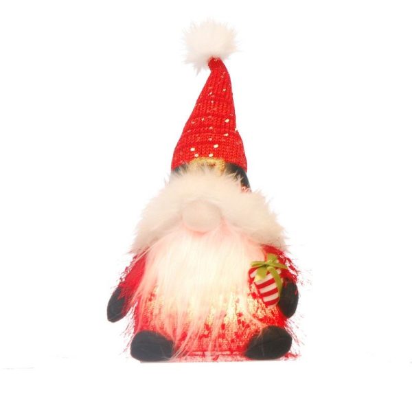 LED Gonk Christmas Decoration Red - 36cm