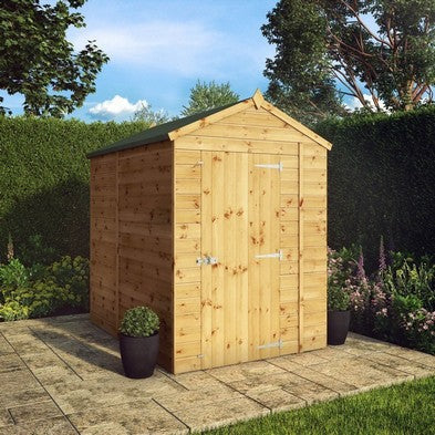 Mercia 4' 9" x 6' 9" Apex Shed - Premium Dip Treated Shiplap