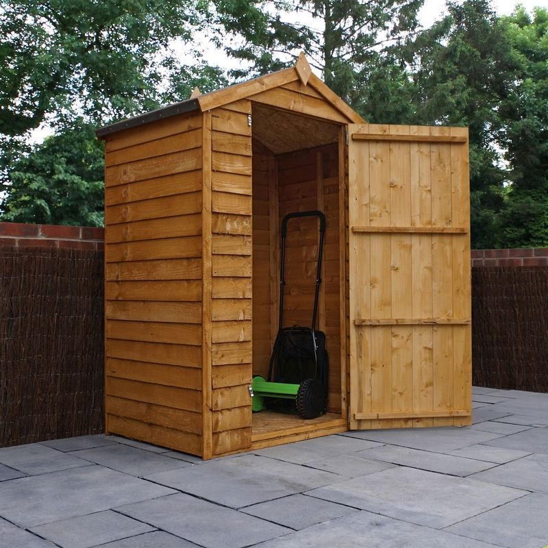 Mercia 4 x 3 Overlap Apex Shed - Windowless