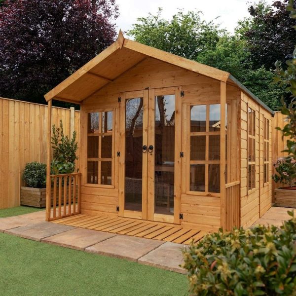 Mercia Wessex 8' 2" x 10' Apex Summerhouse - Premium Dip Treated Shiplap