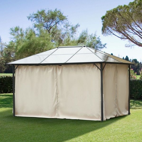 Outsunny 3 X 4M Universal Gazebo Replacement Sidewalls Privacy Panel For Canopy - 4 Pack