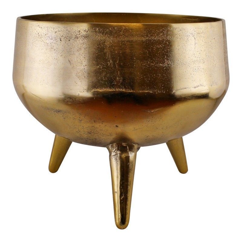 Planter Metal Gold - 35cm